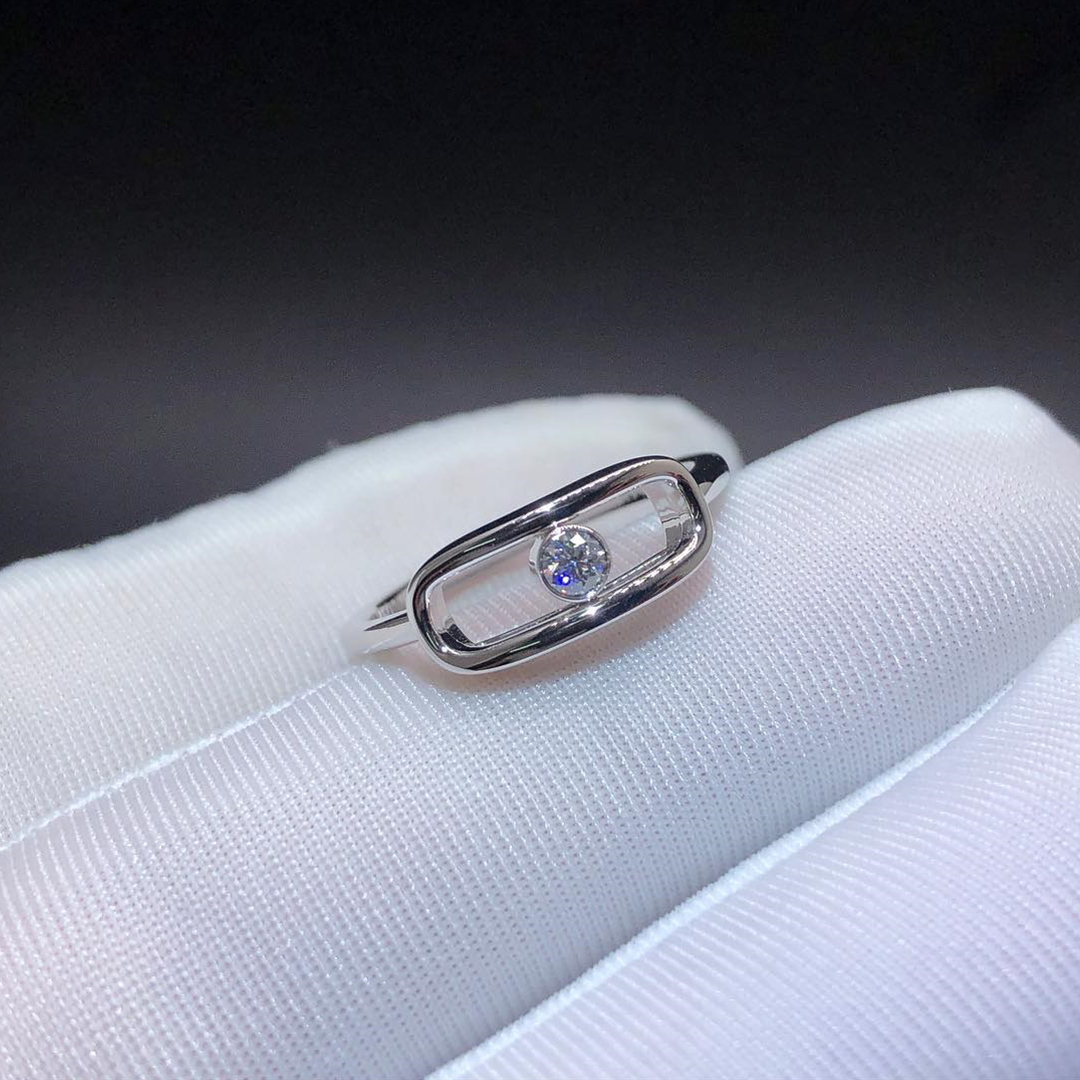 Messika Move Uno Pure 18k Gold Diamond LM Ring 12390-WG
